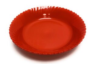 mintra home curly collection (11.75in bowl 2pk, red)
