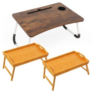 2 pack bed tray table & laptop stand