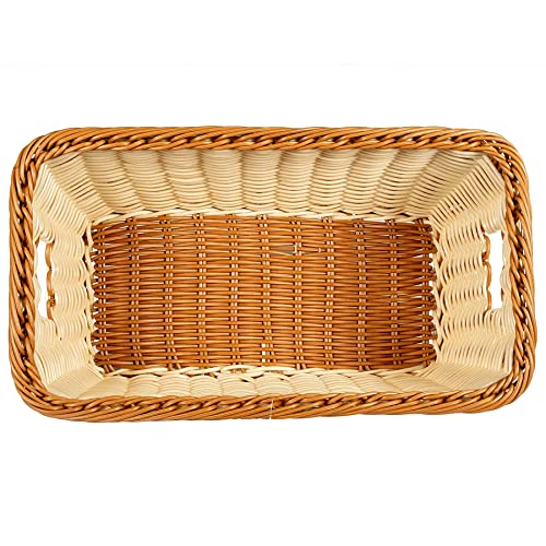 G.E.T. Enterprises WB-1520-TT Two Tone 16" x 9" Rectangular Basket, Polypropylene