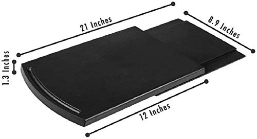 Ihomepark Sliding Coffee Maker Tray 12", Pull out Caddy Tray with Smooth Rolling Wheels, Under Carbinet Small Countertop Appliance Holder for Blender Toaster