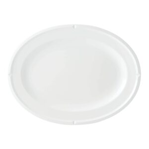 kate spade new york tribeca cream platter, 3.75 lb, white