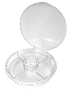 creativeware cool-spn spin on ice serving tray, clear