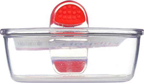 Dexas Klipkup Clip- On Condiment Cup, 1 Cup Capacity, Red