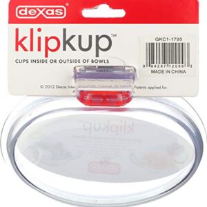 Dexas Klipkup Clip- On Condiment Cup, 1 Cup Capacity, Red