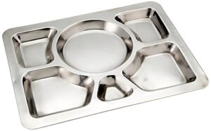 winco 6-compartment mess tray, style a