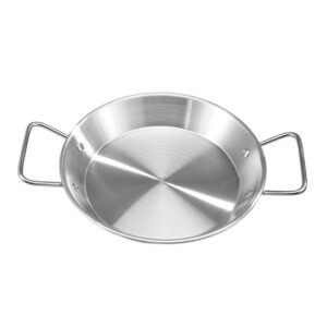 mobestech 1pc snack stainless dish handles cafeteria serving container restaurant double home steel with fruit camping appetizer party dried anti-scalding tray plates food dessert cm picnic