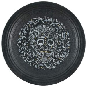 homer laughlin fiesta skull and vine 11" round platter/chop plate