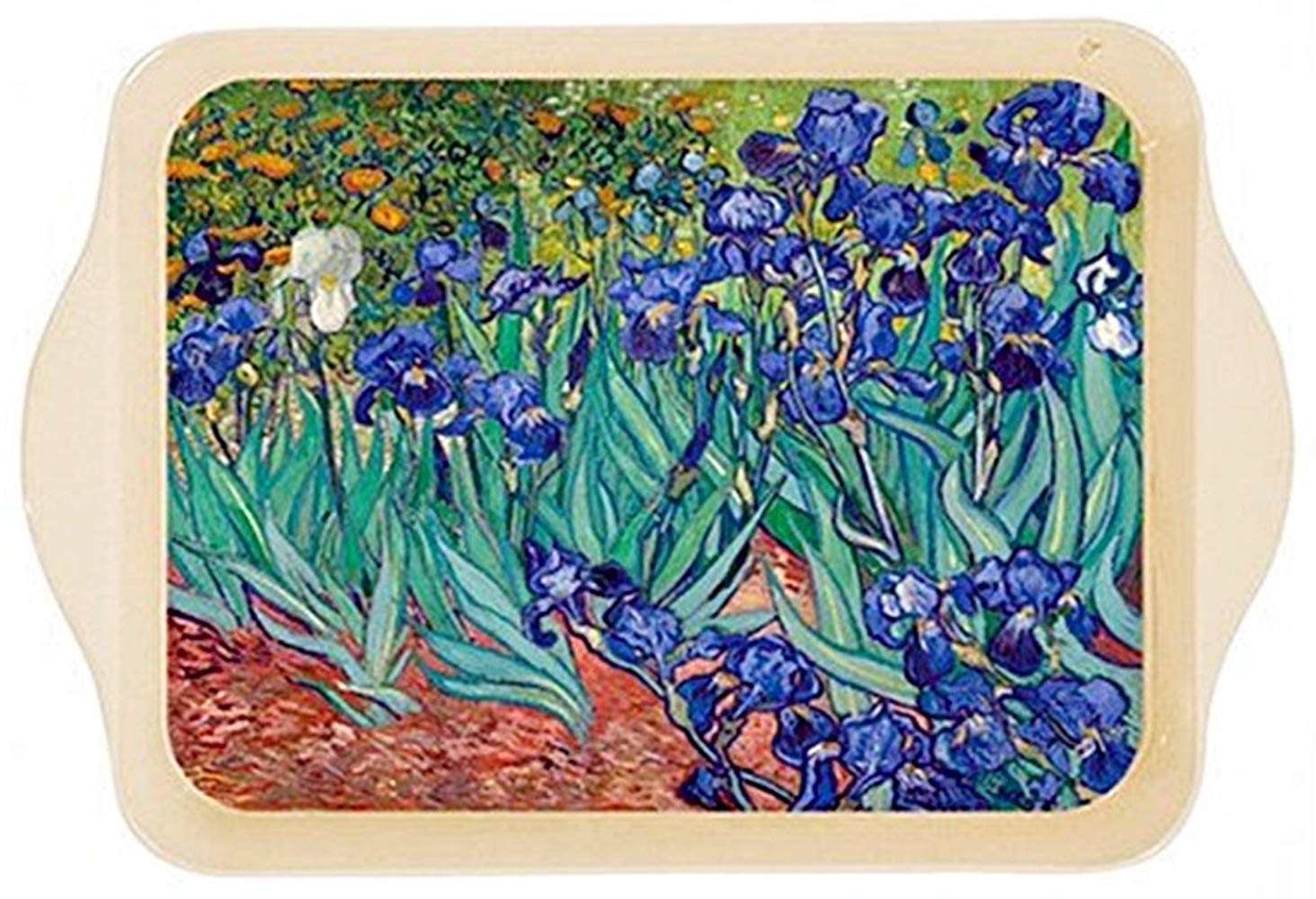Cartexpo Tray - Les Iris - by Van Gogh (Tin) 8 1/4" x 5 1/2"