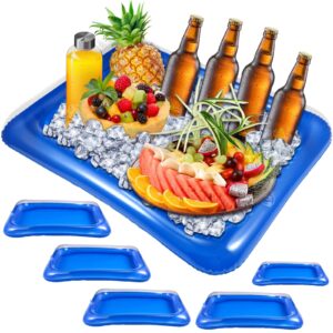 cabilock inflatable serving bar coolers for parties ice tray food drink containers food drinks buffet server tray for indoor outdoor party