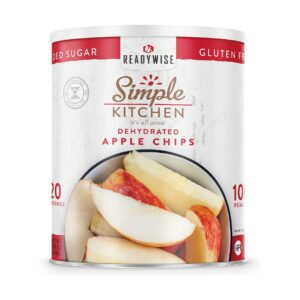 ReadyWise Simple Kitchen Fruit Bowl Mix - Freeze-Dried Berries, Apples and Banana Chips - Long-Term Emergency Food