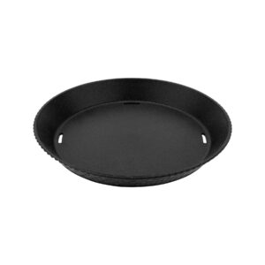 g.e.t. rb-890-bk round serving basket with drainage slots, 10.5", black (set of 12)