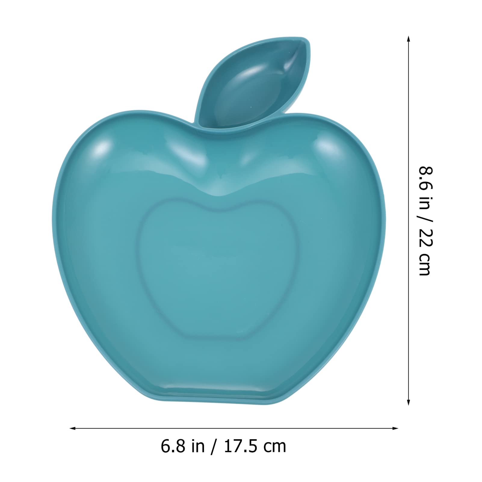 Kichvoe Apple Dumpling Plate Snack Plate Dipping Plates Sashimi Tray Japanese Snack Serving Tray Snack Dessert Plate Sushi Server Cake Server Plastic Snack Tray Fruit Child Mustard Vinegar