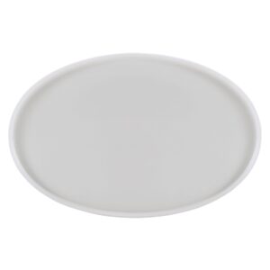 Mikasa Samantha Oval Bone China Lightweight Chip Resisant Serving Tray, 14 Inch, White