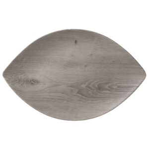 merritt driftwood leaf 16" x 10" melamine serving tray
