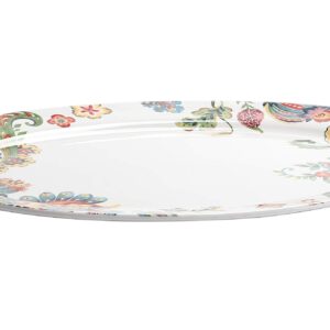 Bico Protea Cynaroides Ceramic 16 inch Oval Platter, Microwave & Dishwasher Safe