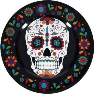 13" day of the dead party platter charger