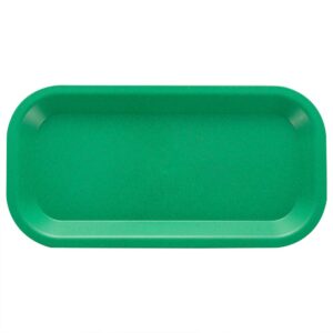 neranena tray plate 8.07" x 4.13" rounded smooth edges (green)