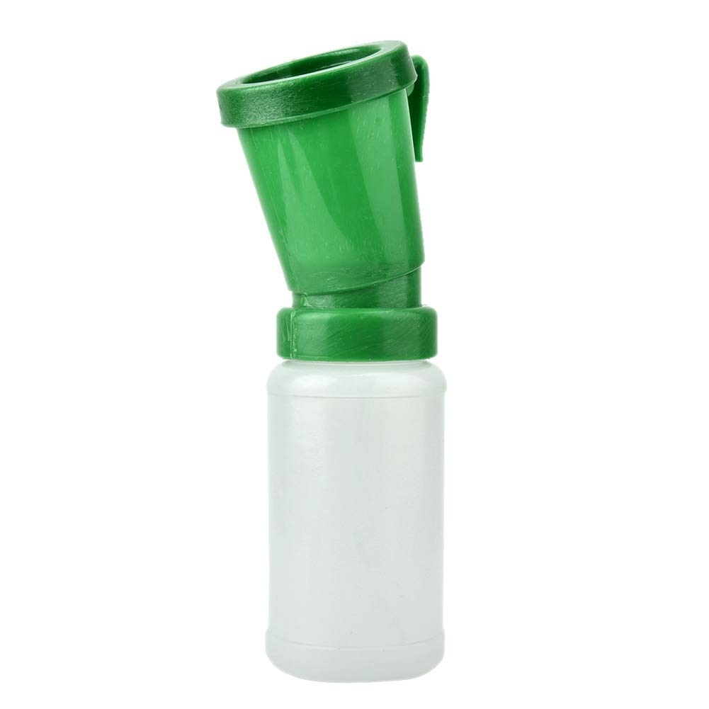 Annadue Non Reflow Cow Teat Dip Cup, Green Teat Dip Cup, 300ml Capacity Detachable Design for Cow Goat