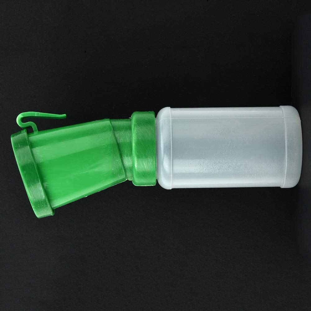 Annadue Non Reflow Cow Teat Dip Cup, Green Teat Dip Cup, 300ml Capacity Detachable Design for Cow Goat