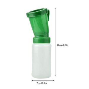 Annadue Non Reflow Cow Teat Dip Cup, Green Teat Dip Cup, 300ml Capacity Detachable Design for Cow Goat