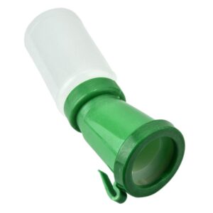 Annadue Non Reflow Cow Teat Dip Cup, Green Teat Dip Cup, 300ml Capacity Detachable Design for Cow Goat