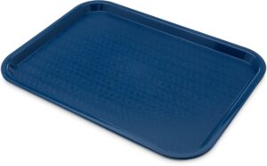 cfs ct121614 café standard cafeteria / fast food tray, 12" x 16", blue (pack of 2)