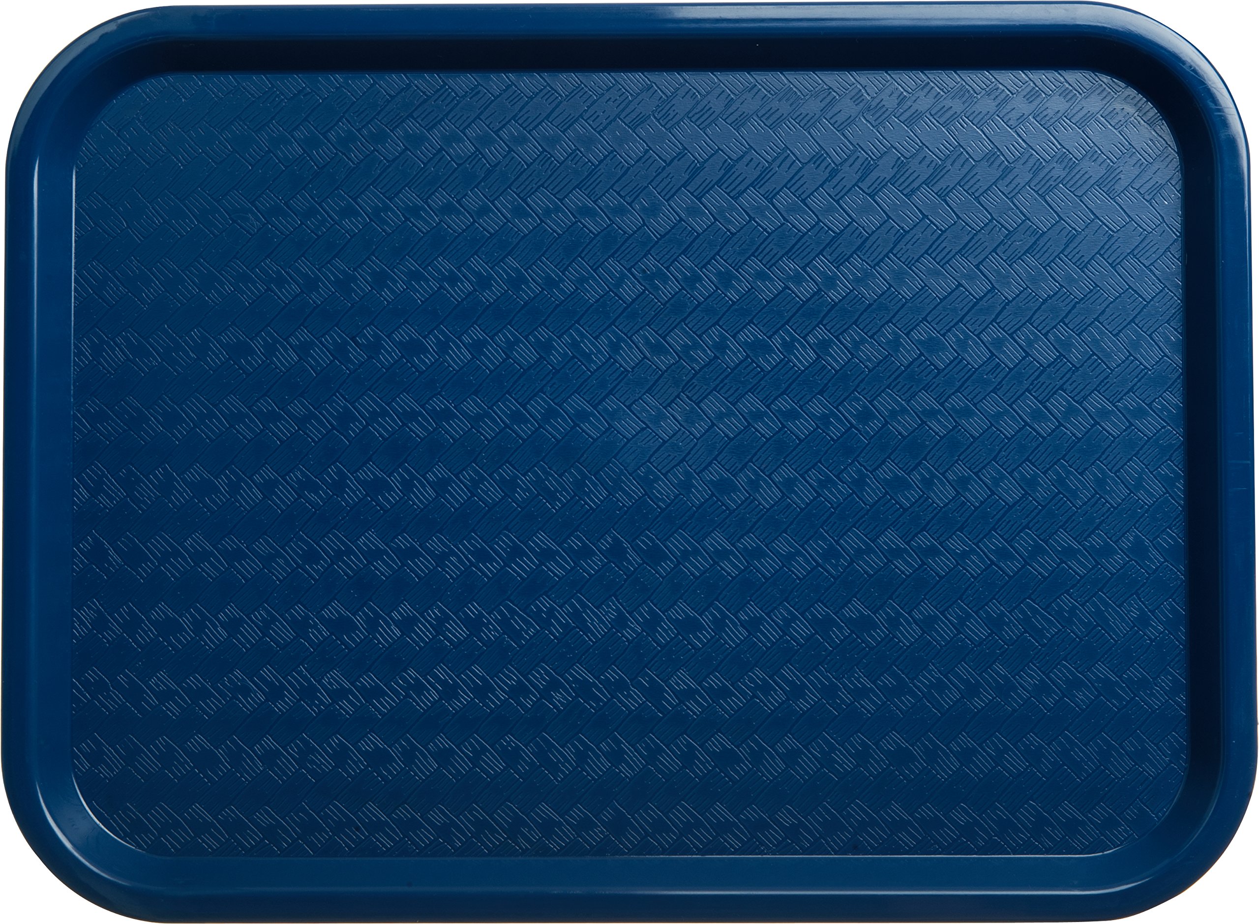 CFS CT121614 Café Standard Cafeteria / Fast Food Tray, 12" x 16", Blue (Pack of 2)