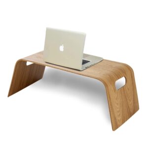 impulse! copenhagen wood laptop tray, bed tray, natural - perfect for work, breakfast, dinner, reading, ipad use, and entertainment enjoyment