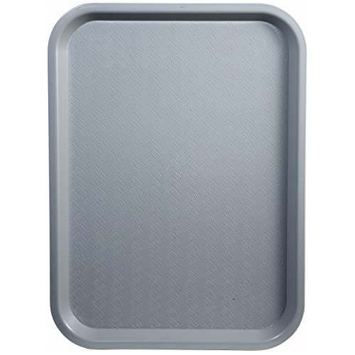 Winco Fast Food Tray, 14 by 18-Inch, Gray