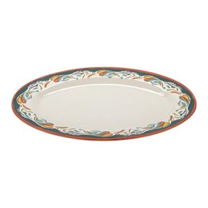 g.e.t. op-621-bf melamine oval serving platter, 21" x 15", bella fresco