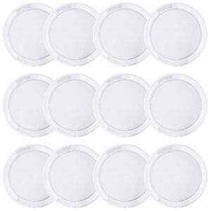 celebrate it 16” clear round platter serving platter for birthdays, weddings, parties, and baby showers - bulk 12 pack