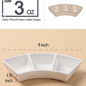 DELLING 3 Oz Dipping Bowls & 16 Inch Serving Platter Set