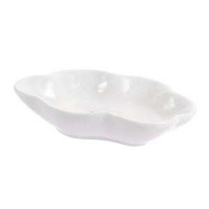 Cabilock 2pcs Dining Use Convenient Dish Ramekins Restaurant Bowls Candy Ketchup Dip Sish Appetizer Bowl Japanese Chinese for Holder Shape Plates Porcelain Shaped Snack Sauce Side Soy