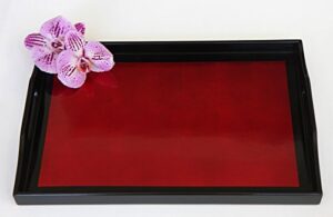 red lacquer tray - 10"x15" - hand made in vietnam