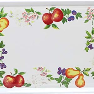 Reston Lloyd Melamine Serving/Ottoman, Rectangular Tray, Chutney