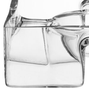 LSA International Serve Square Platter 9in Clear, 9"