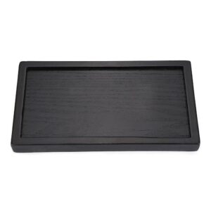 serving tray, square rectangle platter tea tray restaurant trays, versatile service tray durable for home restaurant(22 * 12 * 2cm)