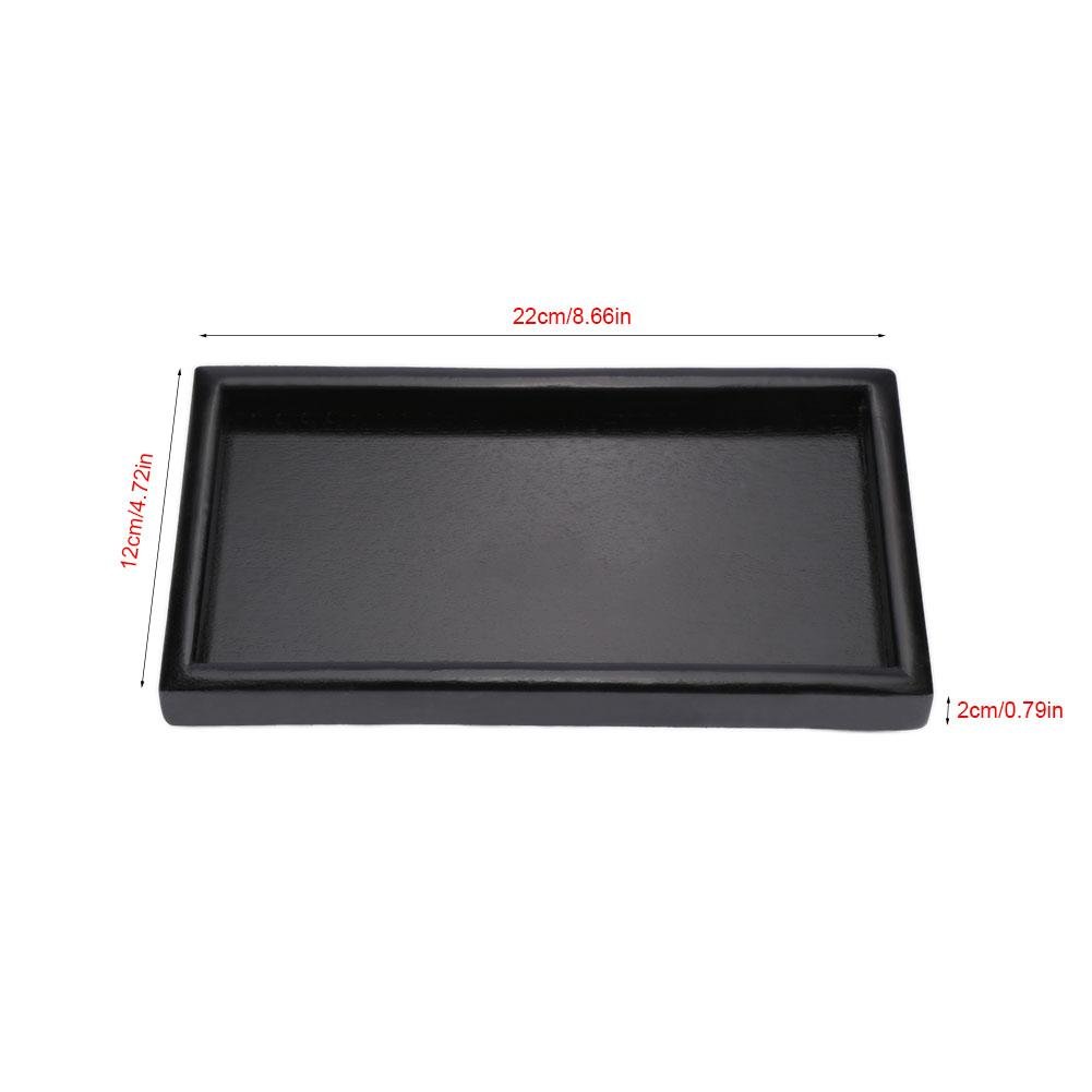 Serving Tray, Square Rectangle Platter Tea Tray Restaurant Trays, Versatile Service Tray Durable for Home Restaurant(22 * 12 * 2cm)