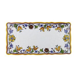 le cadeaux melamine capri - 10 by 5 inch biscuit tray