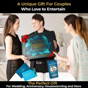 Charcuterie | Cheese Board Gift Set, Unique Wedding Anniversary Engagement Bridal Shower Housewarming Gifts for Couples, Wedding Gifts for Couples 2024, Mr and Mrs Gifts, Wedding Gifts for Newlyweds