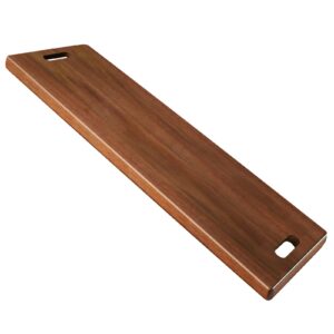 36" acacia wooden charcuterie boards with handles, extra long cheese serving board for appetizers food, cutting board bread meat display kitchen decor