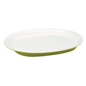 rachael ray dinnerware round and square 14-inch stoneware round platter, green