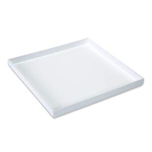 mirart white acrylic tray (12" x 12")