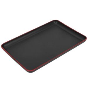Serving Tray Rectangular Plastic Tray Japanese Style Food Serving Tray for Restaurant Home Hotel(30 x 20cm)
