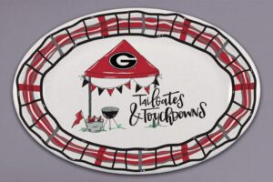 georgia 18x12 bbq oval