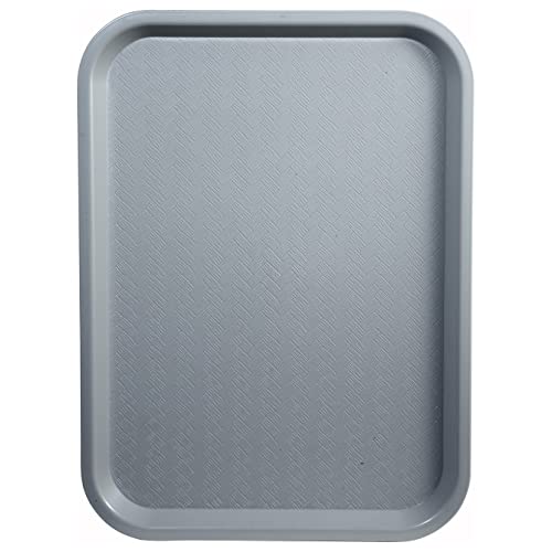 Winco Fast Food Tray, 10-Inch by 14-Inch, Gray