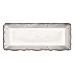 le cadeaux rustica antique baguette tray, white