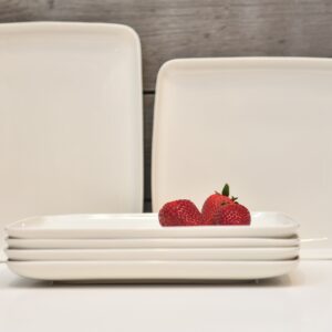 Red Vanilla Everytime White Large Oval Platter