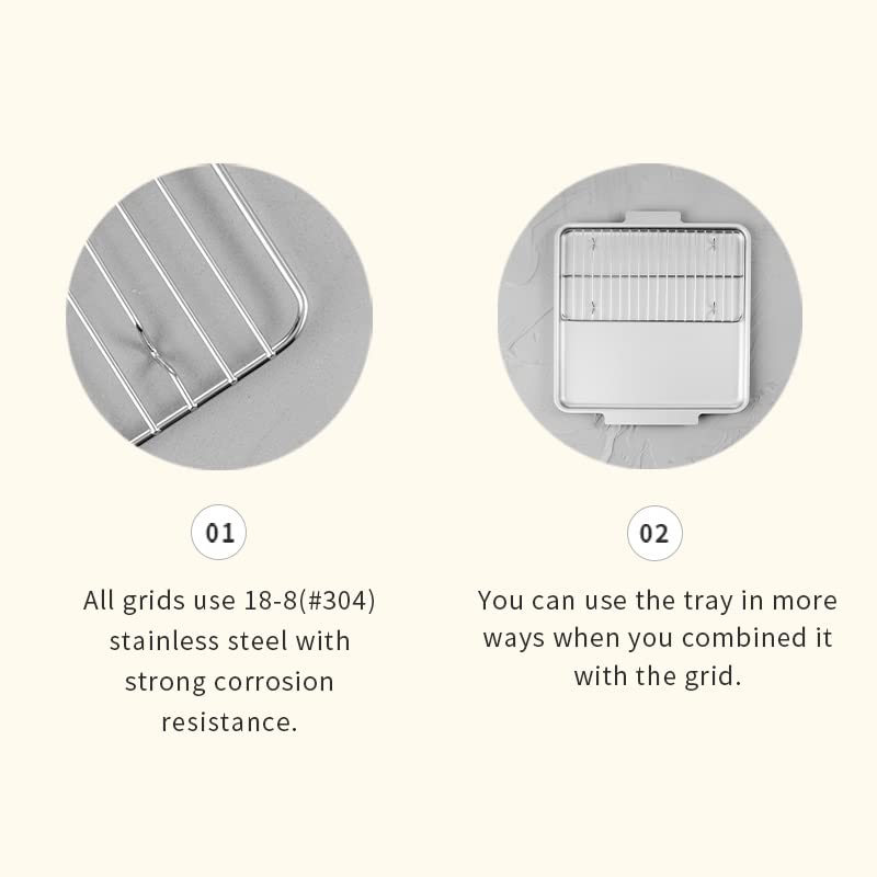 Stainless Steel Square Grid for Square Tray from Korea