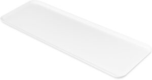 carlisle foodservice products 1030fmt301 fiberglass market tray, 30" x 10.44", pearl white (case of 12)